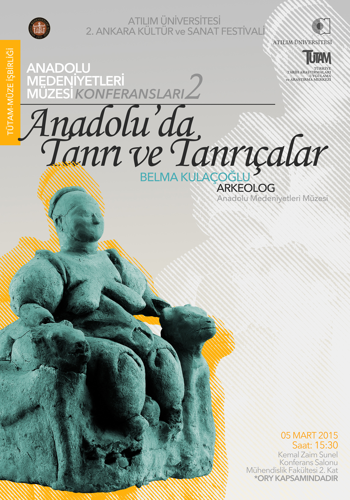 Anadolu Medeniyetleri Müzesi Konferansları: Tanrı ve Tanrıçalar  119798,tanri-ve-tanricalar-konferansi